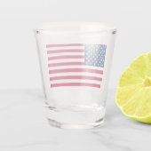 A Shot Verre de tir du drapeau américain (Dos)