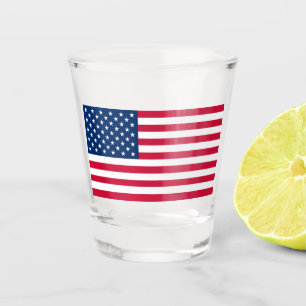 A Shot Verre de tir du drapeau américain