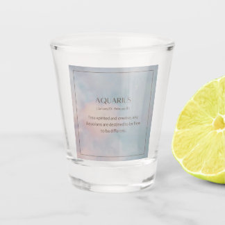 A Shot Verre de tir féminin Aquarius