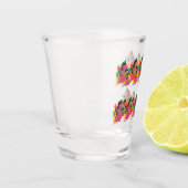 A Shot Verre de tir : Fleurs tropicales (Gauche)