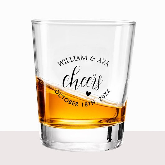 A Shot Verre de tir Mariage