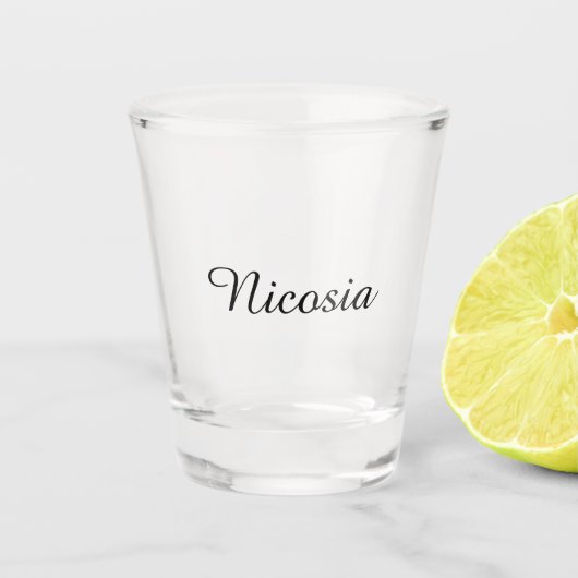 A Shot Verre de tir (Nicosie) (Devant)