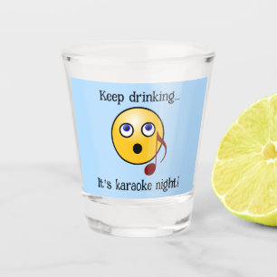 A Shot Verre de tir nocturne Karaoke