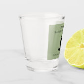 A Shot Verre de tir personnalisé | Bachelor Golf Week-end (Gauche)