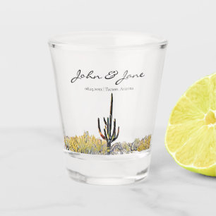 A Shot Verre de tir personnalisé dans le désert de l'Ariz