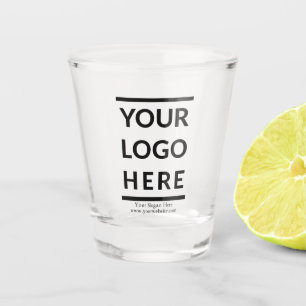 A Shot Verre de tir personnalisé de 1,5 oz avec logo No