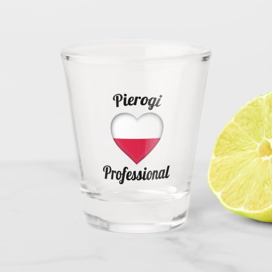 A Shot Verre de tir professionnel Pierogi (Devant)