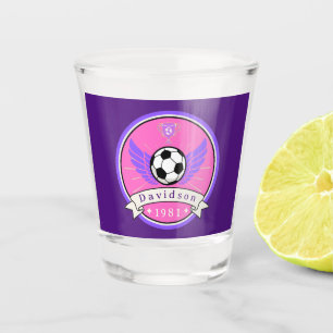 A Shot Verre de tir - Soccer - Personnalisé - Ajouter un