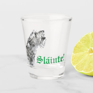 A Shot Verre de tir Wolfhound irlandais