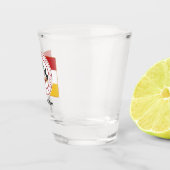 A SHOT VERRE DE TIRAGE PERSONNALISÉ AVEC DRAPEAU PMC (Droite)