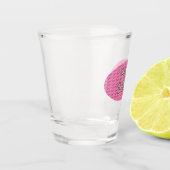 A Shot Verre de verre à fusil rose (Gauche)