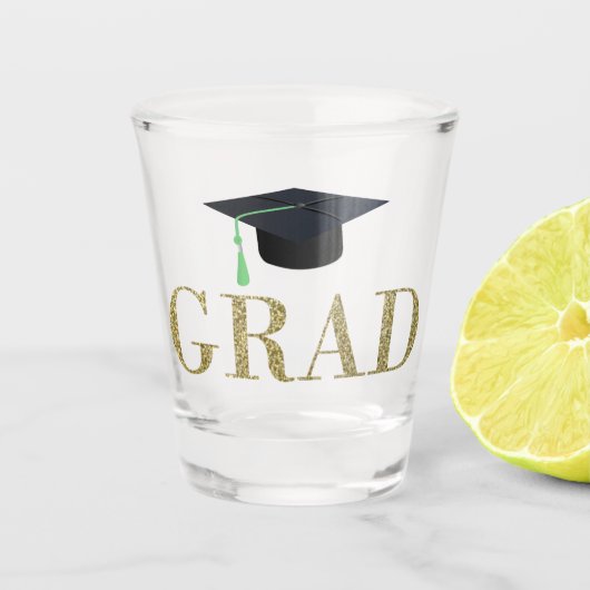 A Shot Verre d'obtention du diplôme (Devant)