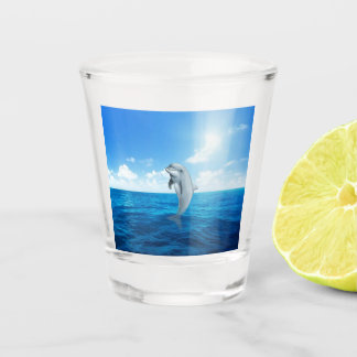 A Shot Verre Dolphin sous-marin