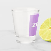 A Shot Verre lilas blanc zen (Gauche)