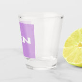 A Shot Verre lilas blanc zen (Droite)