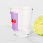 A Shot Verre lilas rouge zen (Droite)