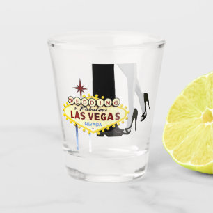 A Shot Verre Mariage de Las Vegas