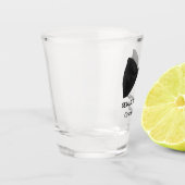A Shot Verre Mariage personnalisé (Gauche)