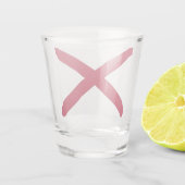 A Shot Verre photographié patriotique avec drapeau de l'A (Dos)