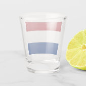 A Shot Verre photographié patriotique avec drapeau de Pay (Dos)