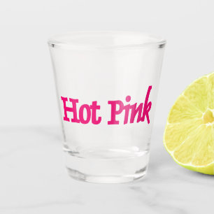 A Shot Verre rose chaud
