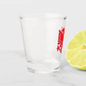 A Shot Verre rouge d'aigle (Gauche)