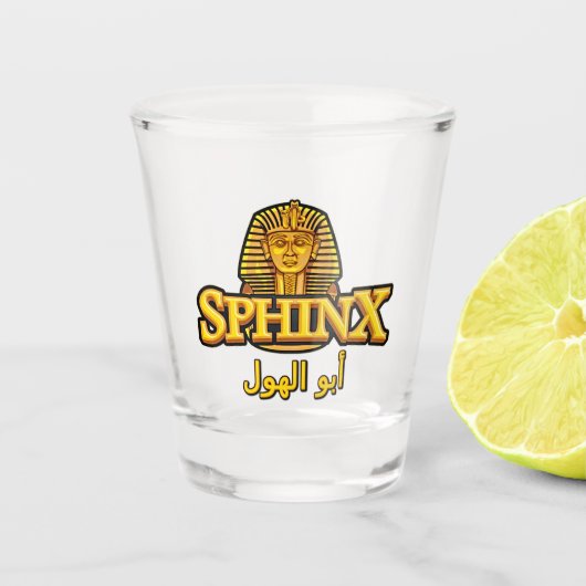 A Shot Verre sphinx (Devant)