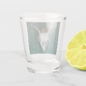 A Shot Verre Tiré Antelope Design crâne (Dos)