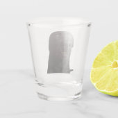 A Shot Verre Tiré Mème Chien Effrayé (Dos)