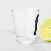 A Shot Verre Tiré Mème Chien Effrayé (Gauche)