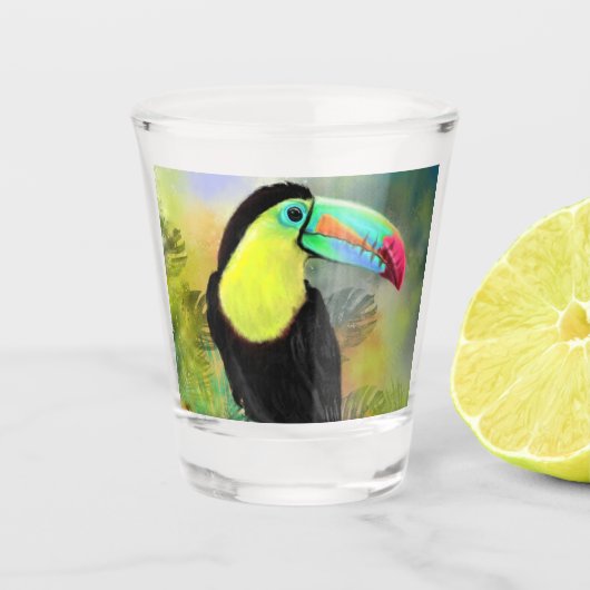 A Shot Verre Toco Toucan Tropical (Devant)