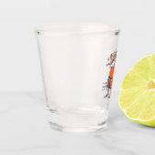 A Shot Verre transparent Drunk Père Noël (Gauche)