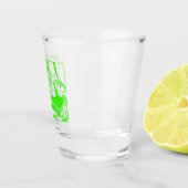 A Shot Verre vert de motards (Droite)