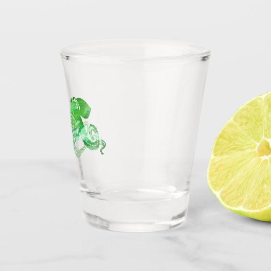 A Shot Verre vert de pieuvre (Droite)