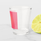A Shot Vibrant verre de tir rose (Droite)