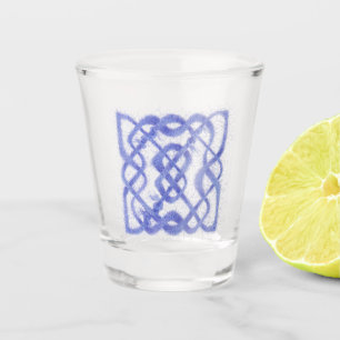 A Shot Violet Celtique noeud de verre