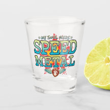Vitesse de l'âme métallique verre de tir