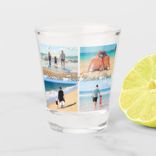 A Shot Votre Collage de photos Verre de capture et nom de