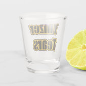 A Shot Yinzer Larmes verre tiré (Dos)