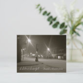 A Silent Snowfall - Tomah, Wisconsin Briefkaart (Staand voorkant)