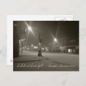 A Silent Snowfall - Tomah, Wisconsin Briefkaart (Voorkant / Achterkant)