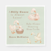 A Silly Goose Green Servet (Voorkant)