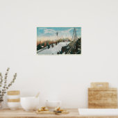 A Ski Tournament Jump Poster (Keuken)