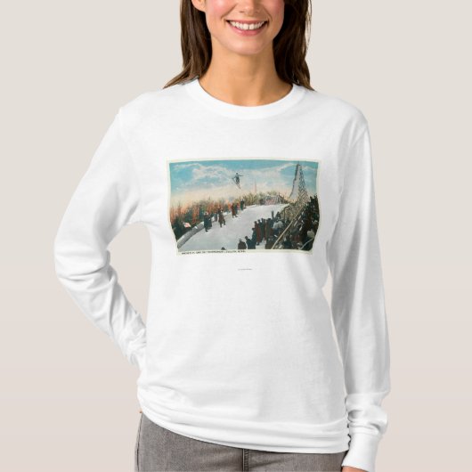 A Ski Tournament Jump T-shirt (Voorkant)