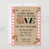 A Slice of Fun 1st Birthday Kaart (Voorkant)