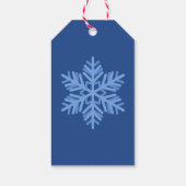 A Snowman Christmas Cadeaulabel (Achterkant)