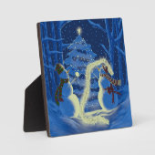 A Snowman Christmas Fotoplaat (Voorkant)