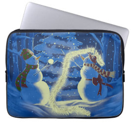 A Snowman Christmas Laptop Sleeve