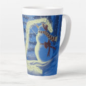 A Snowman Christmas Latte Mug Mok (Rechterhoek)