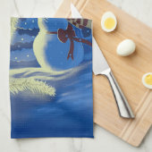 A Snowman Christmas Theedoek (Quarter Fold)